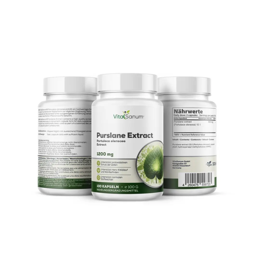 VitaSanum Extrait de pourpier 500 mg – 100 gélules — VitaSanum