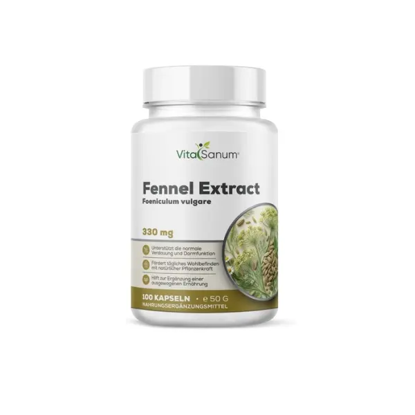 Fenchel-Extrakt 1000 mg – 100 Kapseln