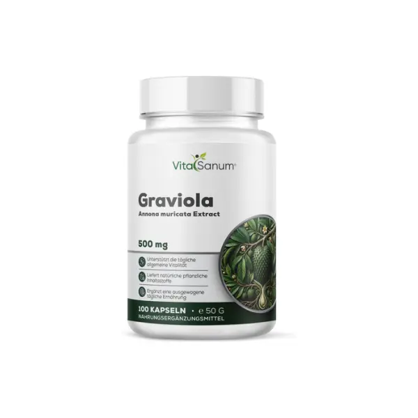 Graviola 500 mg – 100 Kapseln