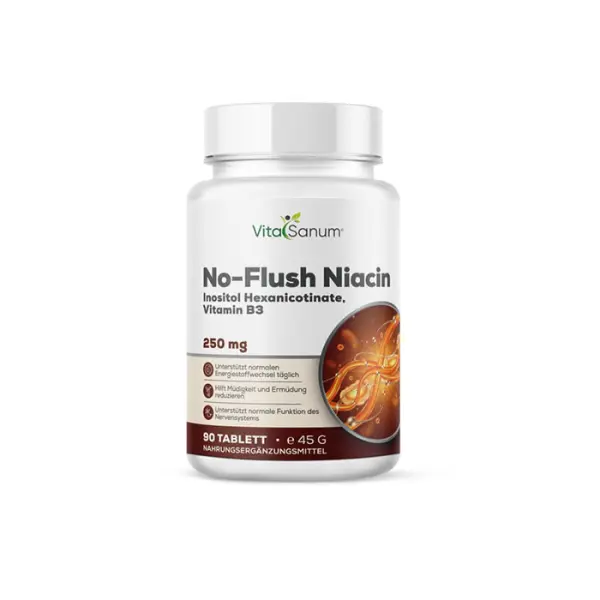 No-Flush Niacin 250 mg – 90 Tabl.