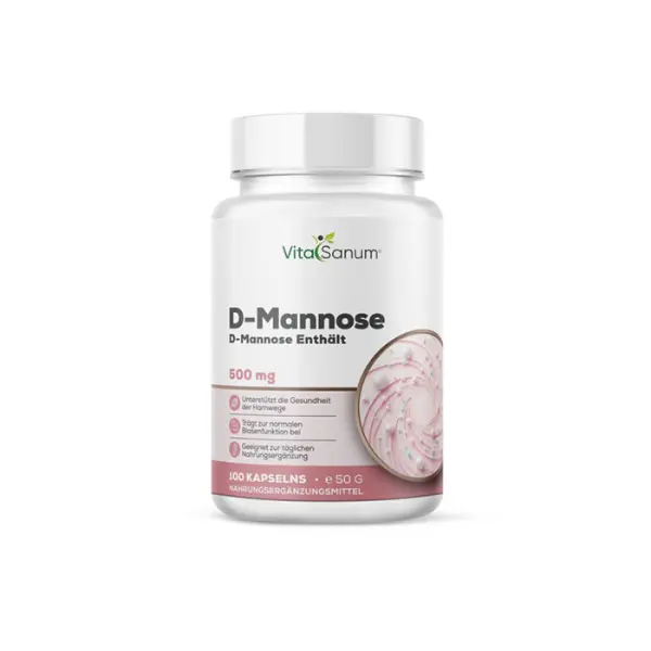 D-Mannose 500 mg – 100 Kapseln