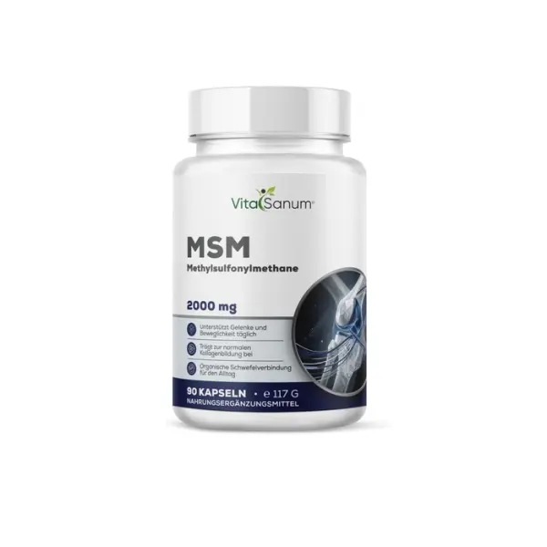 MSM 2000 mg – 90 Tabletten