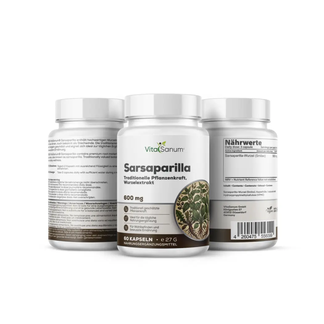 VitaSanum Salsepareille 900 mg – 60 gélules — VitaSanum