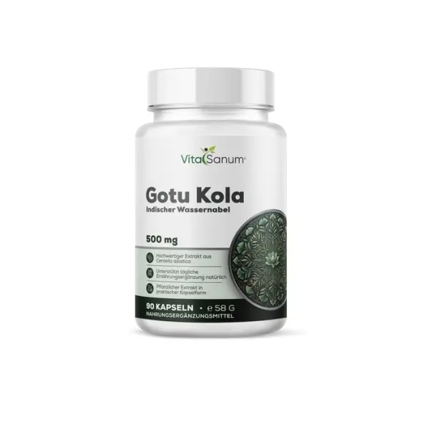 Gotu Kola 500 mg – 90 Kapseln