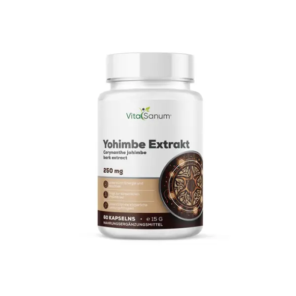 VitaSanum® – Yohimbe 250 mg 60 gélules