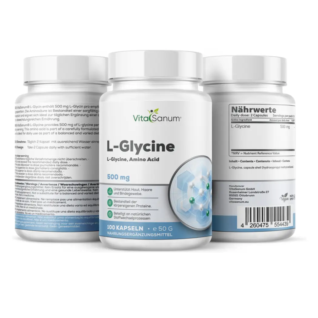 VitaSanum Glycine 500 mg – 100 gélules — VitaSanum