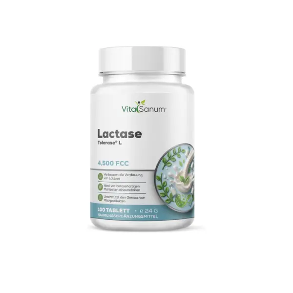 Lactase 4500 FCC – 100 Tabletten