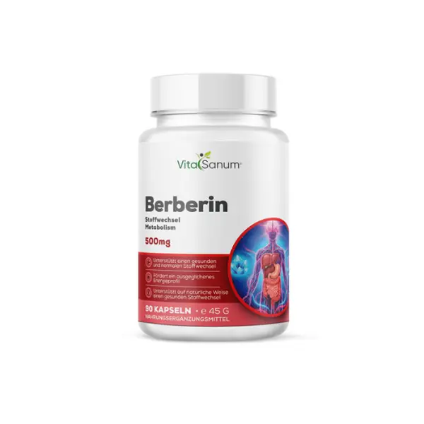 Berberin 500 mg – 90 vegane Kapseln