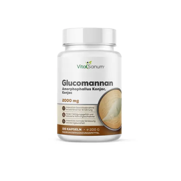 Glucomannane 2000 mg – 100 gélules