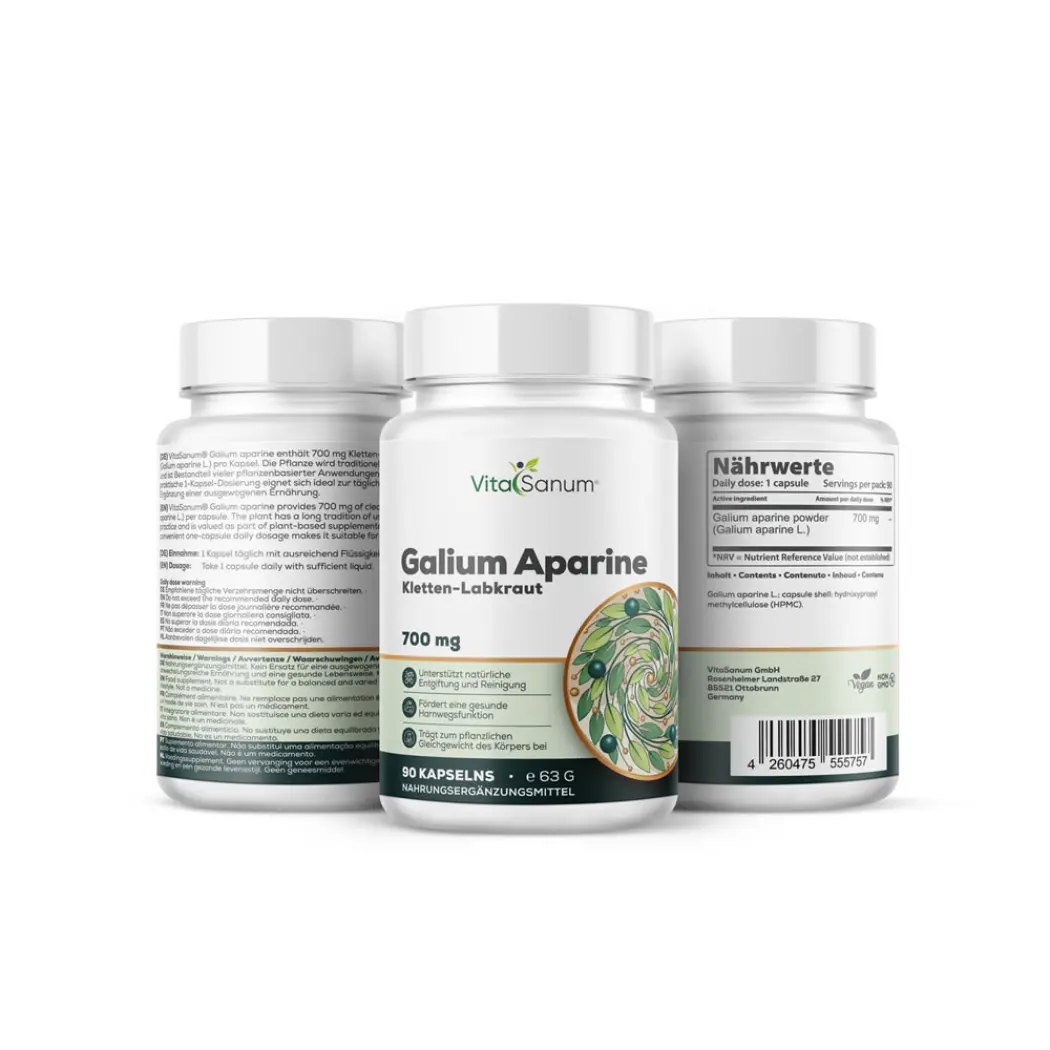 VitaSanum Gaillet gratteron 700 mg – 90 gélules — VitaSanum