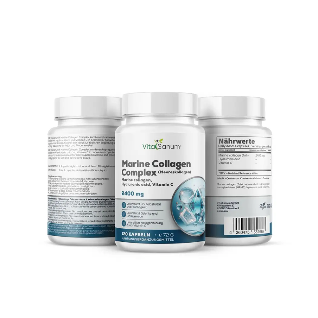 VitaSanum Collagène marin 2200 mg – 120 gélules — VitaSanum