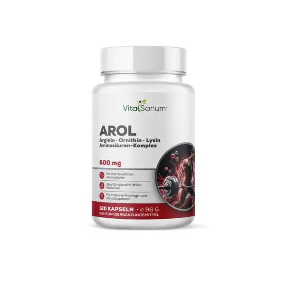 AROL 3 Aminosäuren 3000 mg – 120 Kapseln