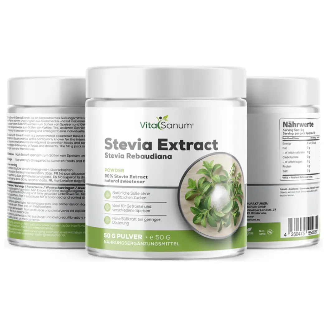 VitaSanum Extrait de stévia 90 % – 50 g — VitaSanum