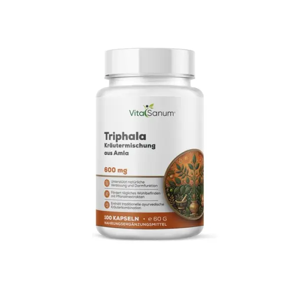 Triphala 1200 mg – 100 Kapseln
