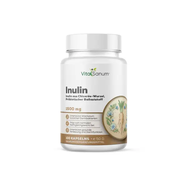 Inulin 1500 mg, 100 Kapseln