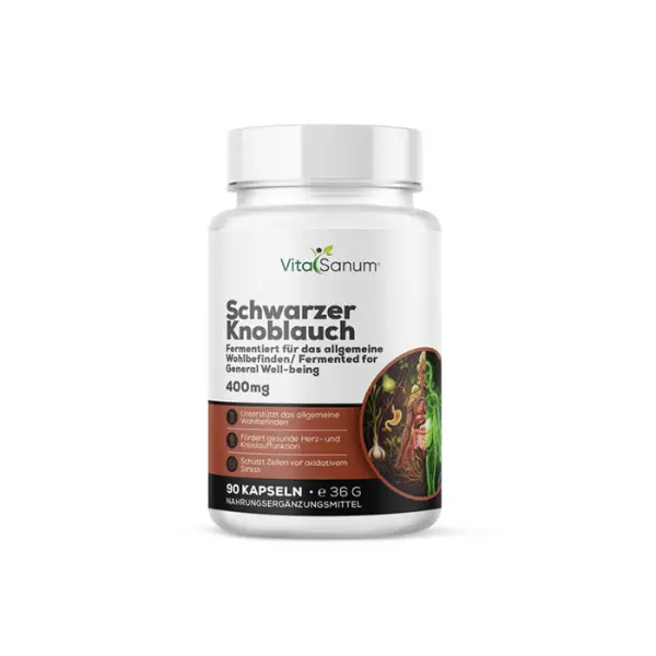 Schwarzer Knoblauch 400 mg 90 Kapseln