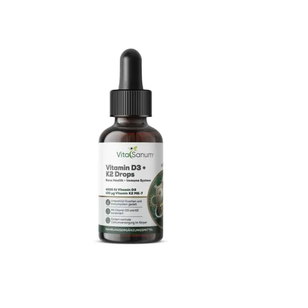 Vitamin D3 + K2 MK-7 Tropfen – 30 ml