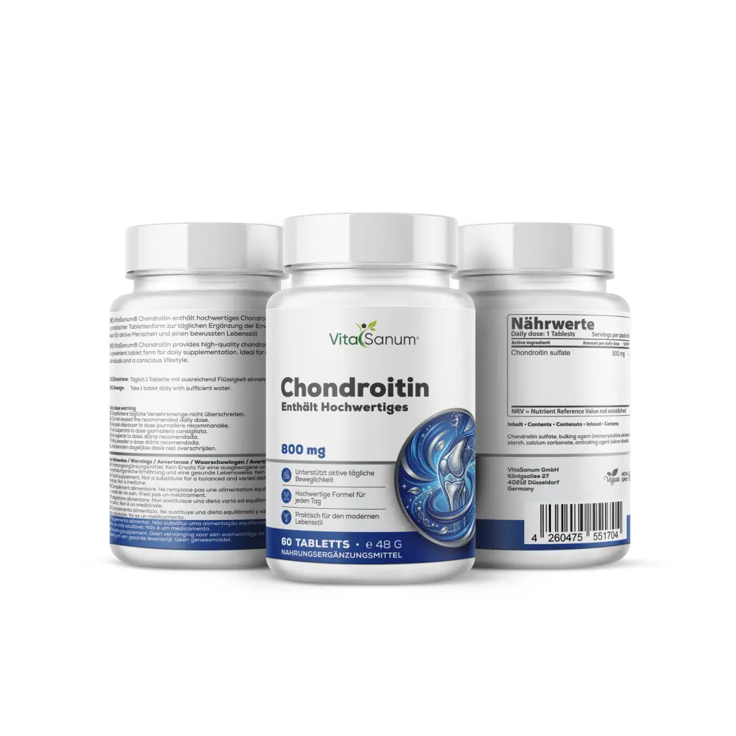 VitaSanum Chondroïtine sulfate 800 mg – 60 comprimés — VitaSanum