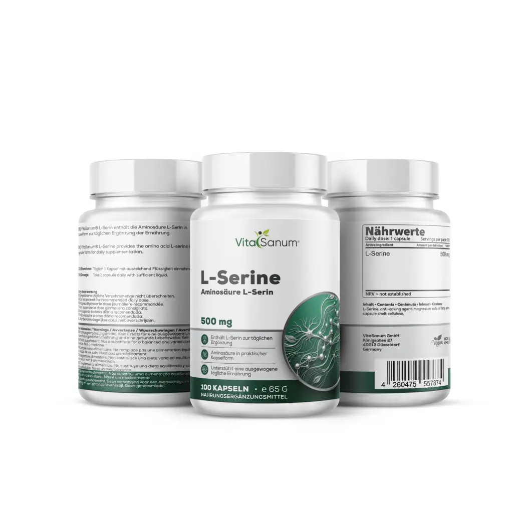 VitaSanum L-sérine 500 mg – 100 gélules — VitaSanum