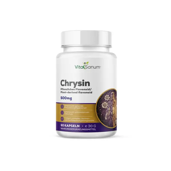 Chrysin 500 mg – 60 Kapseln
