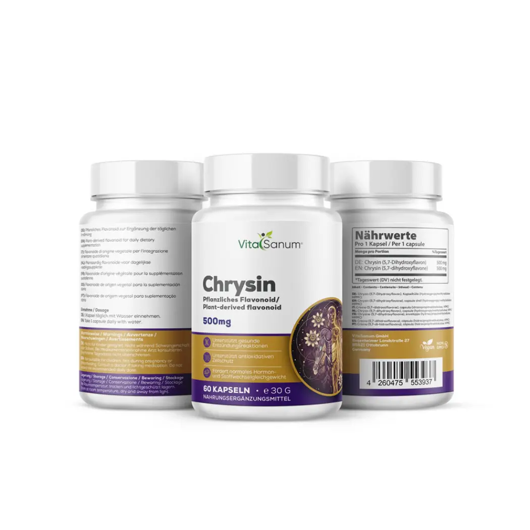 VitaSanum Chrysine 500 mg – 60 gélules — VitaSanum