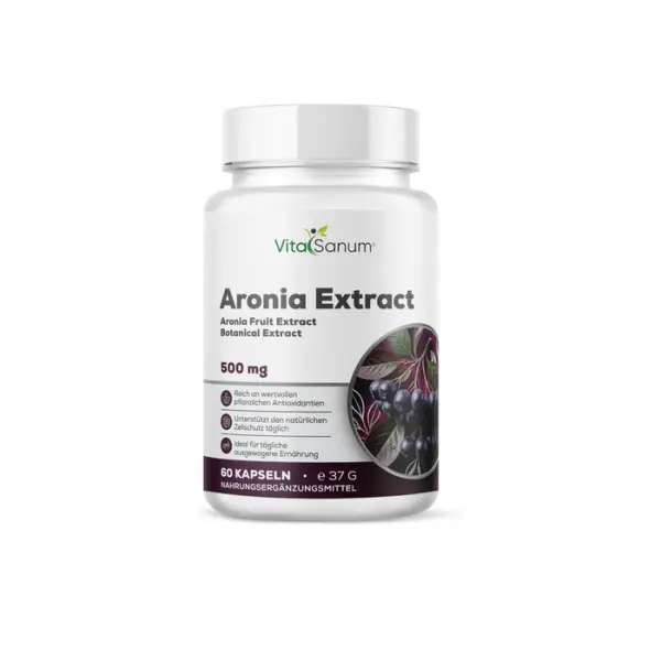 Aronia-Extrakt 500 mg – 60 Kapseln