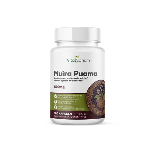 Muira Puama 600 mg – 100 Kapseln