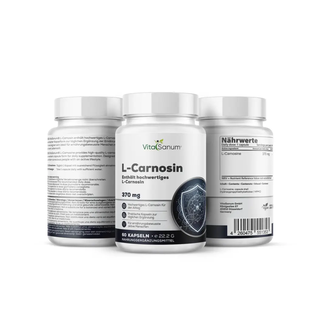VitaSanum L-carnosine 370 mg – 60 gélules — VitaSanum