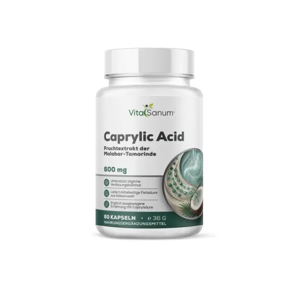 Caprylsäure 600 mg – 60 Kapseln