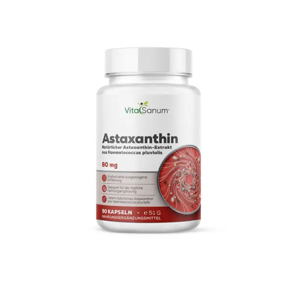Astaxanthin natürlich 4 mg, 90 Kapseln