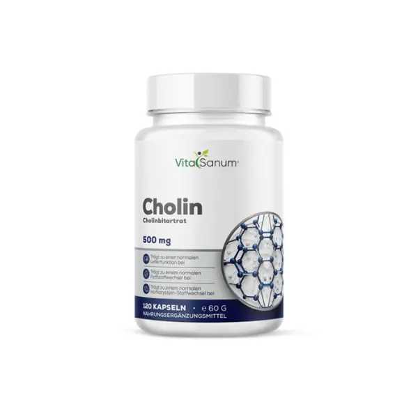 Bitartrate de choline 1000 mg – 120 gélules