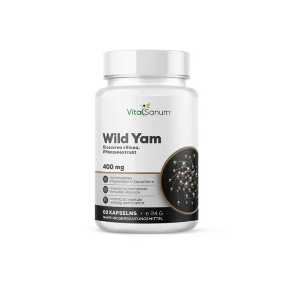 Wild Yams 400 mg 60 Kapseln