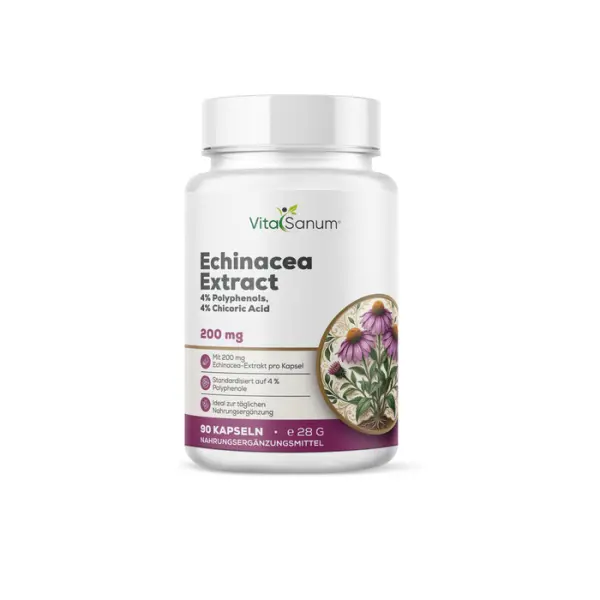 Echinacea-Extrakt 200 mg – 90 Kapseln