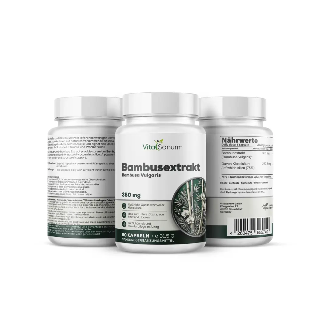 VitaSanum Bambusextrakt 350 mg, 90 Kapseln — VitaSanum