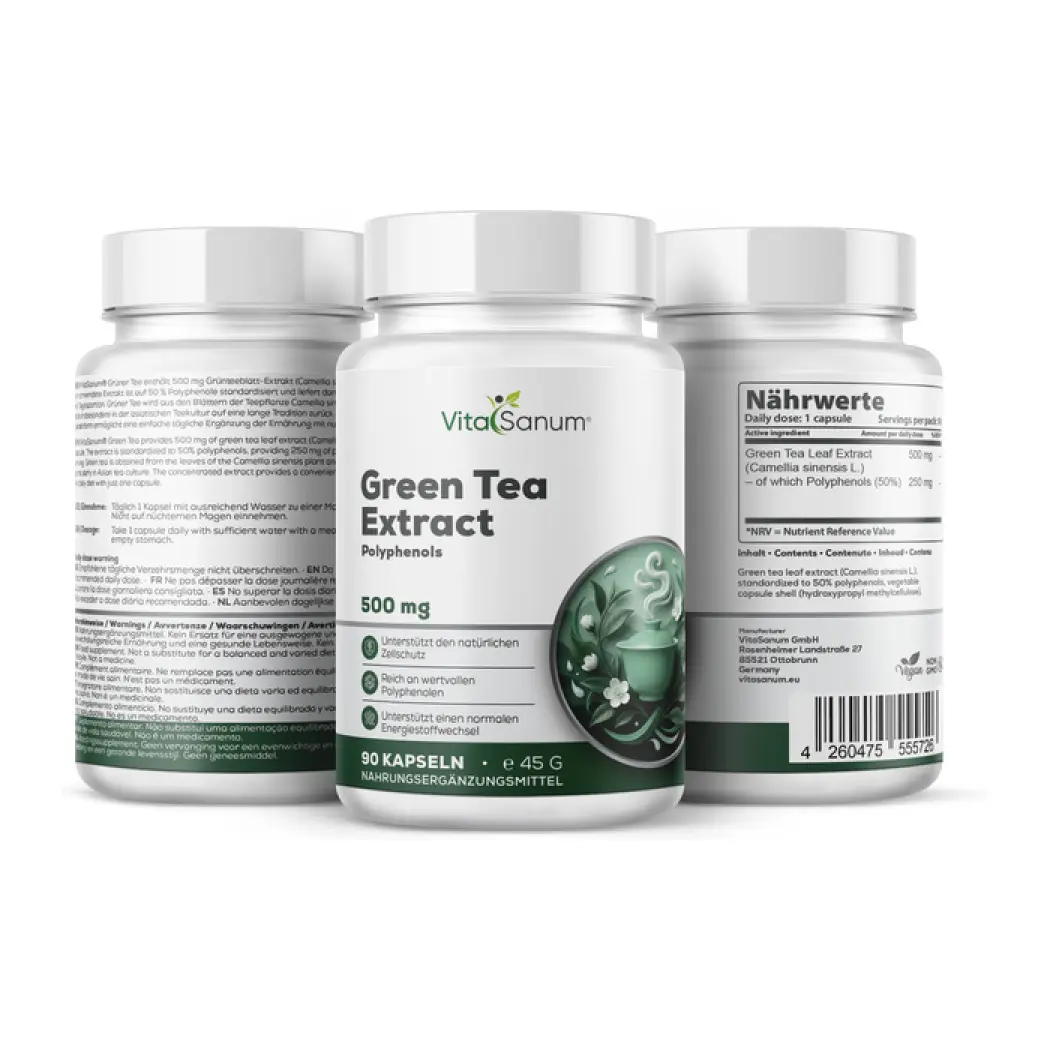 VitaSanum Extrait de thé vert 500 mg – 100 g — VitaSanum