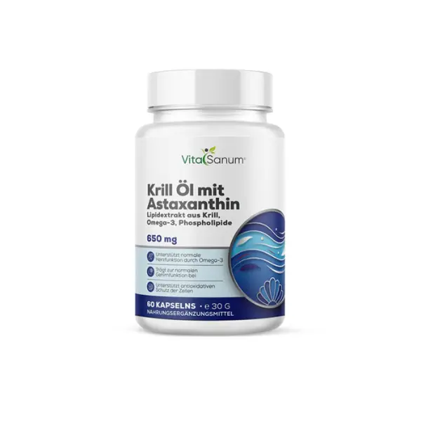 Krill Öl mit Astaxanthin 60 Kapseln