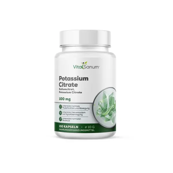 Kaliumcitrat 100 mg – 100 Kapseln