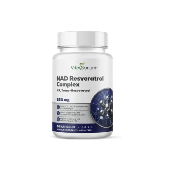 NAD Resveratrol Complex – 90 Kapseln