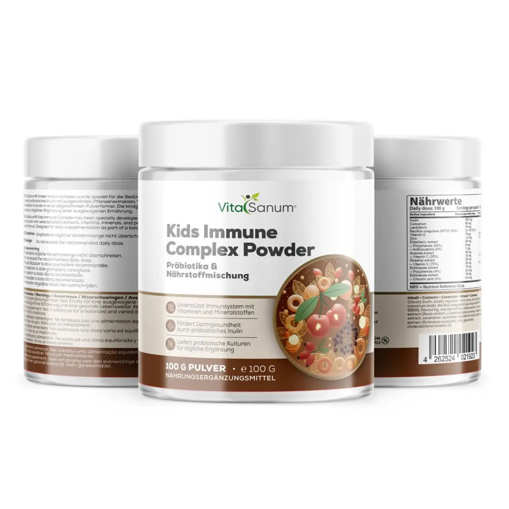VitaSanum Complexe immunité enfant 1 g par jour – 100 g de poudre — VitaSanum