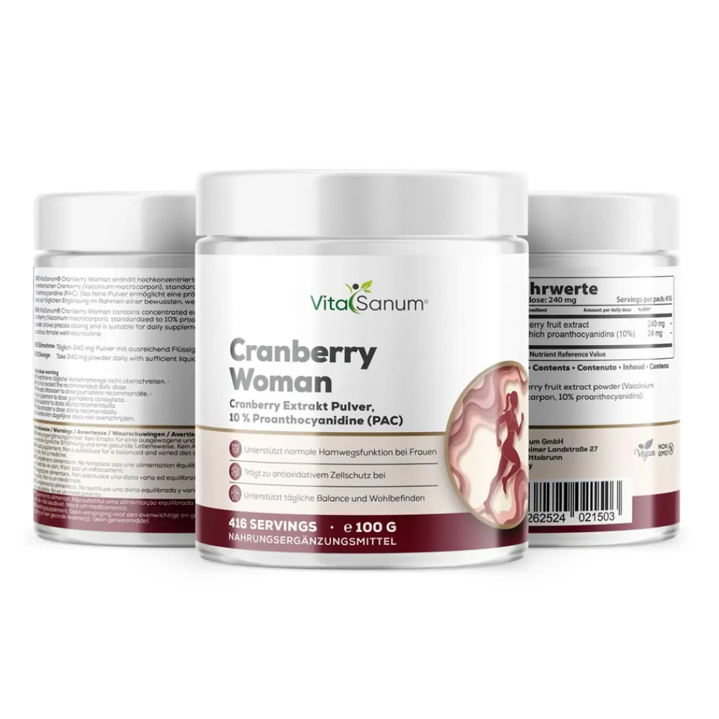 VitaSanum Canneberge 240 mg 10 % PAC – Poudre 100 g — VitaSanum