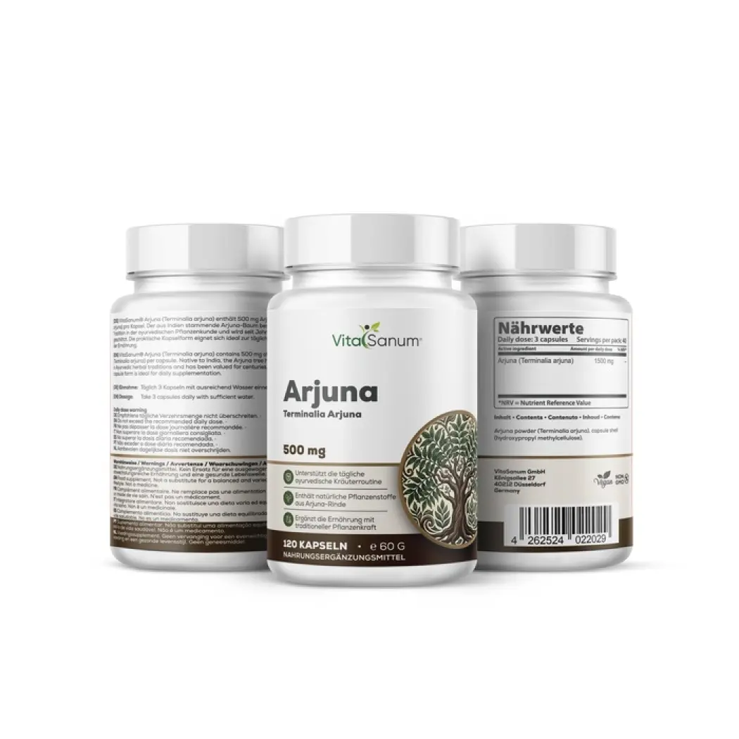 VitaSanum Arjuna écorce 1500 mg – 120 gélules — VitaSanum