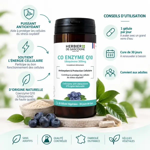 Coenzyme Q10 200 mg - 30 gélules