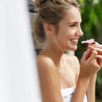 smiling-young-woman-towel